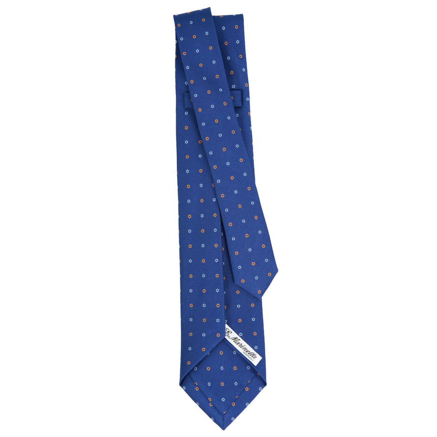 BLUE 5 FOLD SARTORIAL SILK TIE