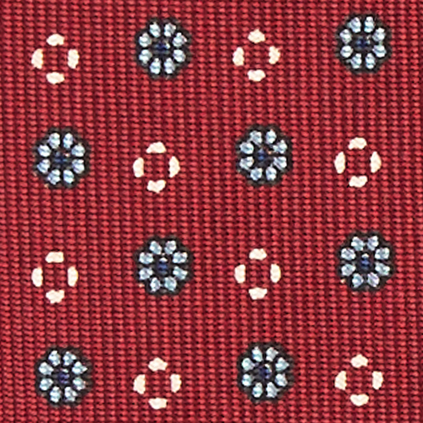 BURGUNDY 5 FOLD SARTORIAL SILK TIE