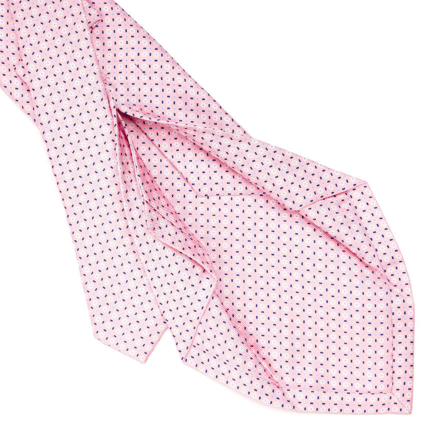 PINK 5 FOLD SARTORIAL SILK TIE