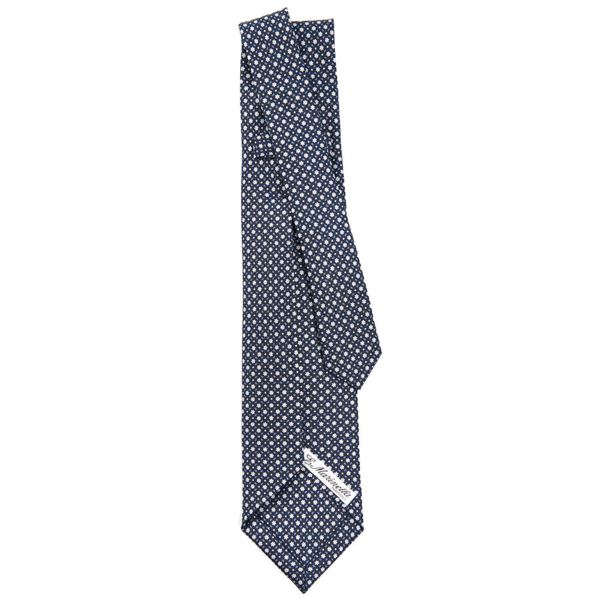 DARK BLUE 5 FOLD SARTORIAL SILK TIE
