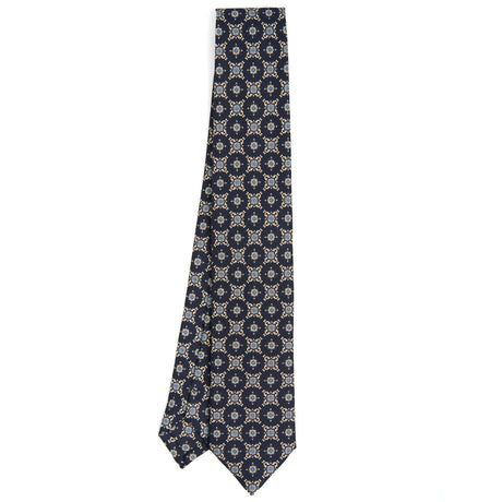 BLUE SARTORIAL 7 CM SILK TIE