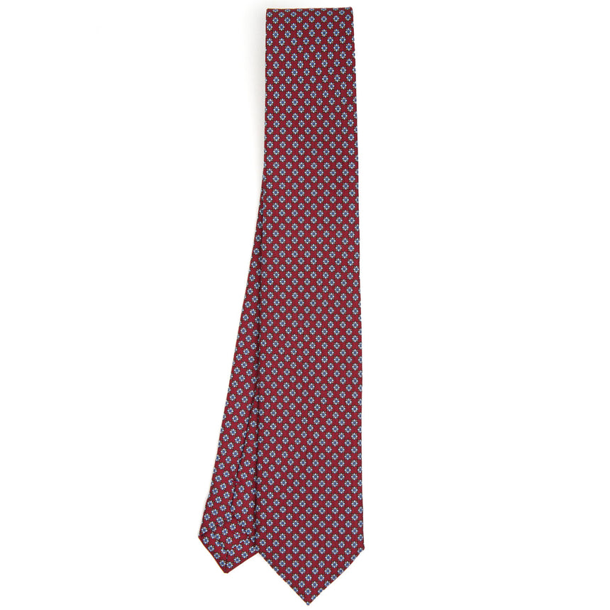 BURGUNDY SARTORIAL 7 CM SILK TIE