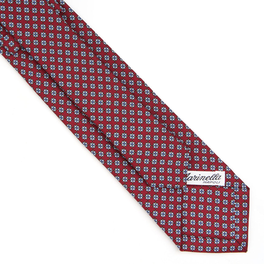 BURGUNDY SARTORIAL 7 CM SILK TIE