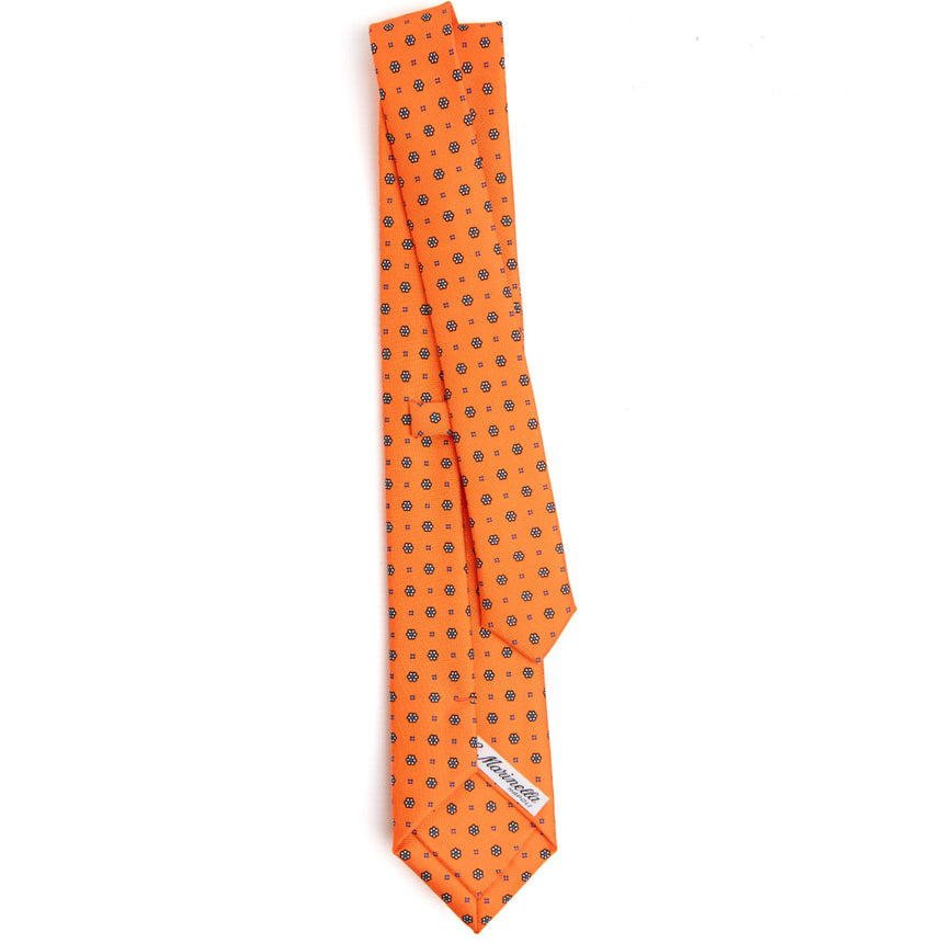 ORANGE SARTORIAL 7 CM SILK TIE