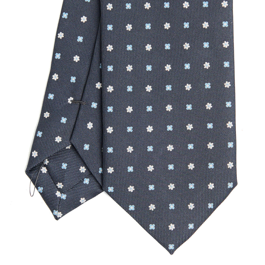 DARK GREY SARTORIAL 7 CM SILK TIE