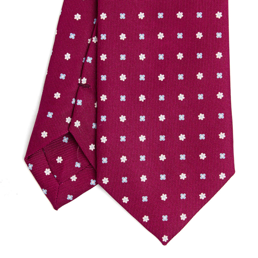 FUCSIA SARTORIAL 7 CM SILK TIE