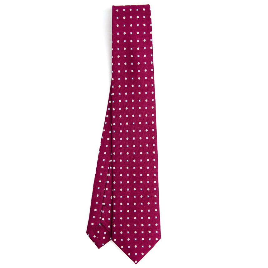 FUCSIA SARTORIAL 7 CM SILK TIE