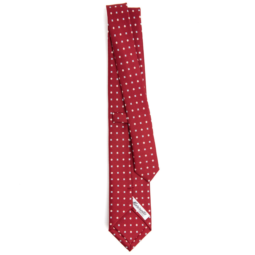 BURGUNDY SARTORIAL 7 CM SILK TIE