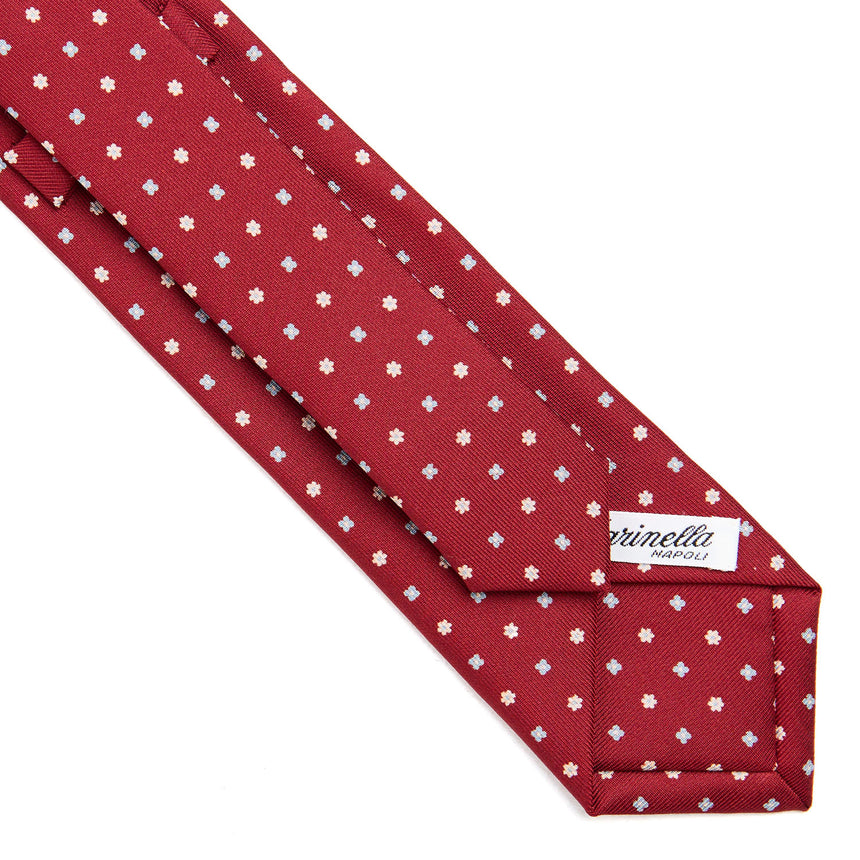 BURGUNDY SARTORIAL 7 CM SILK TIE