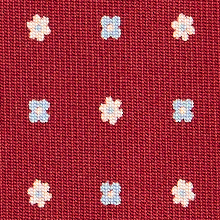 BURGUNDY SARTORIAL 7 CM SILK TIE