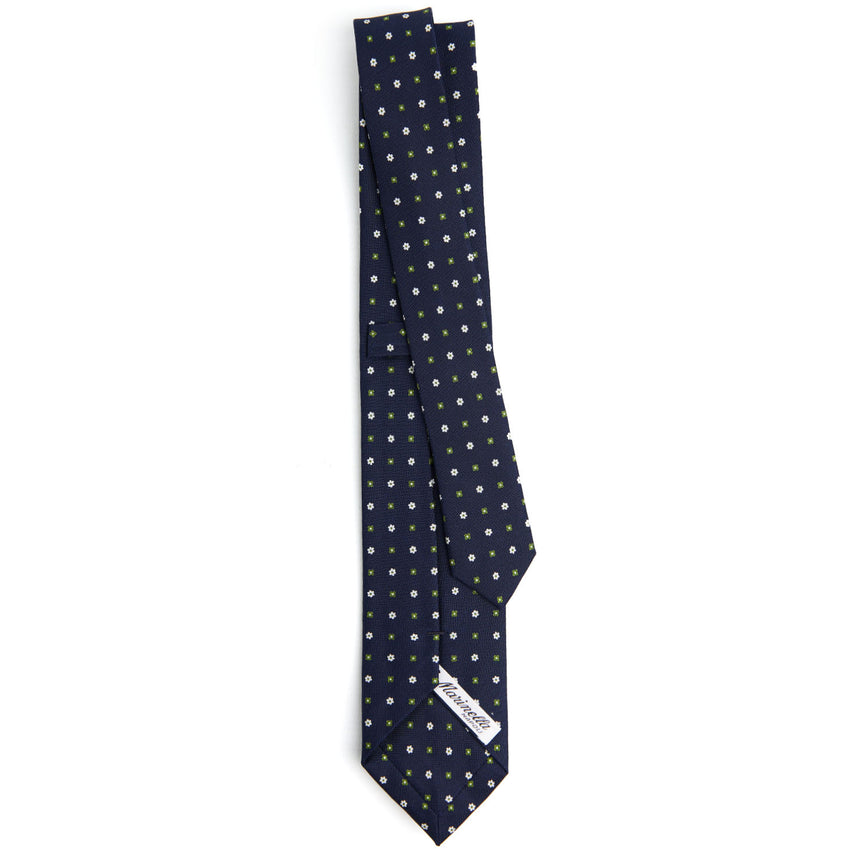 DARK BLUE SARTORIAL 7 CM SILK TIE