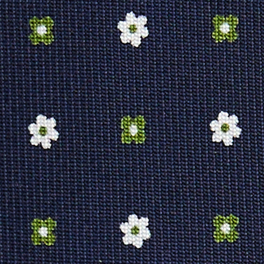 DARK BLUE SARTORIAL 7 CM SILK TIE