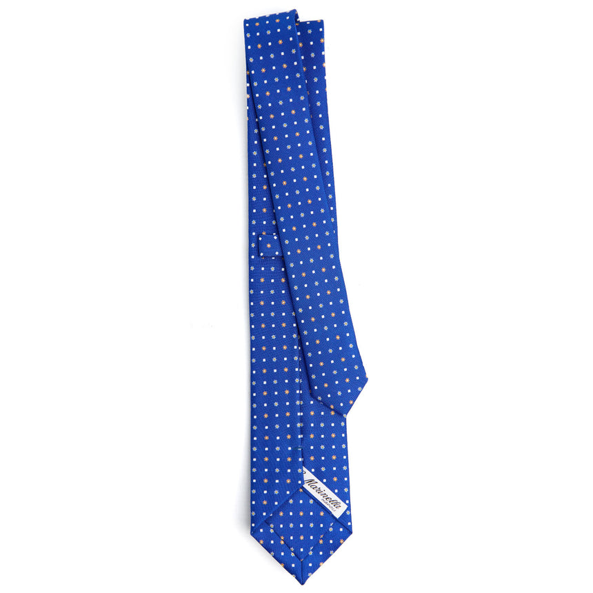 CRAVATTA SARTORIALE 7 CM IN SETA BLUETTE