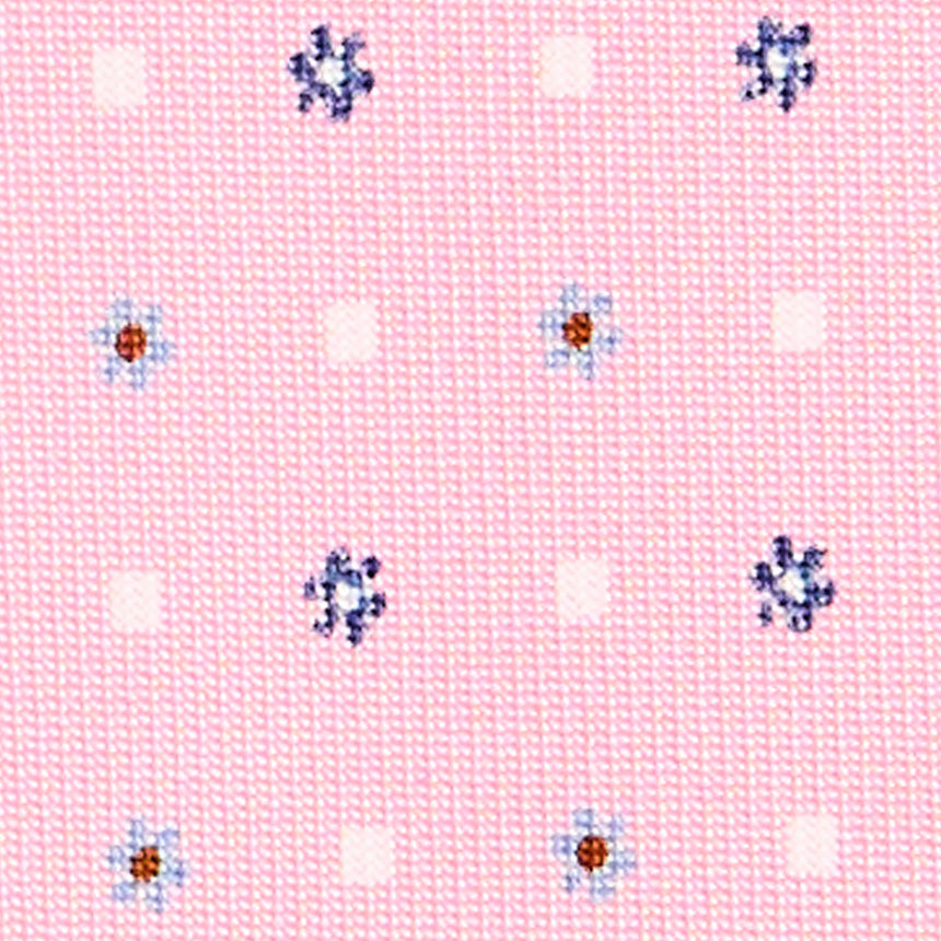 CRAVATTA SARTORIALE 7 CM IN SETA ROSA