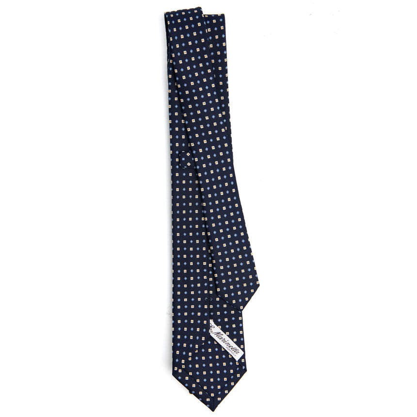 DARK BLUE SARTORIAL 7 CM SILK TIE