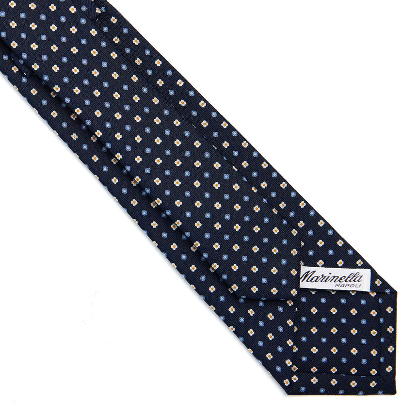 DARK BLUE SARTORIAL 7 CM SILK TIE