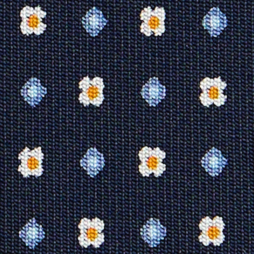 DARK BLUE SARTORIAL 7 CM SILK TIE