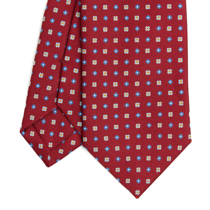 BURGUNDY SARTORIAL 7 CM SILK TIE