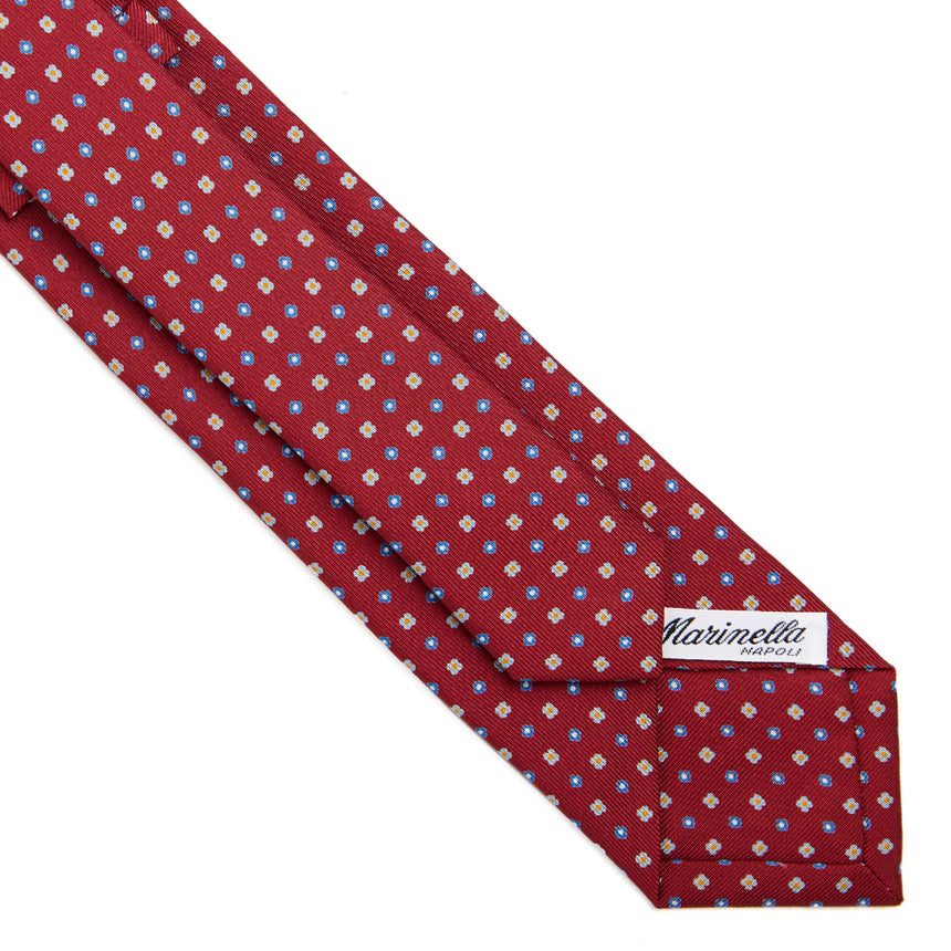 BURGUNDY SARTORIAL 7 CM SILK TIE
