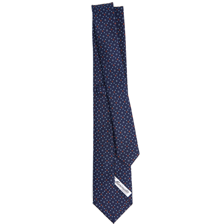 DARK BLUE SARTORIAL 7 CM SILK TIE