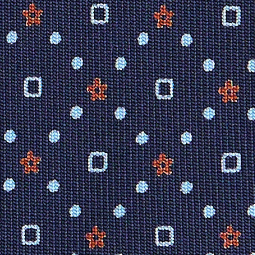 DARK BLUE SARTORIAL 7 CM SILK TIE