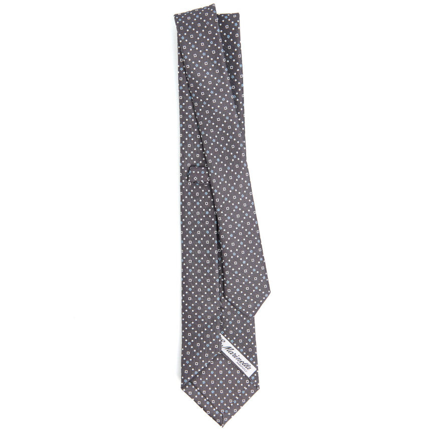 DARK GREY SARTORIAL 7 CM SILK TIE