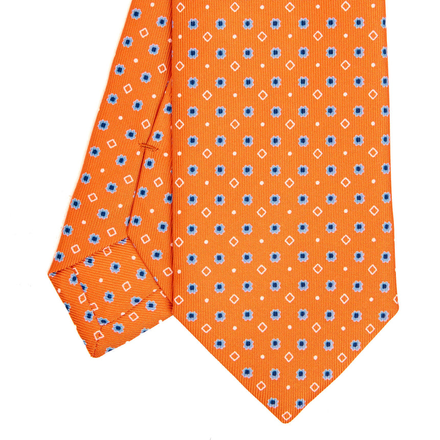 ORANGE SARTORIAL 7 CM SILK TIE