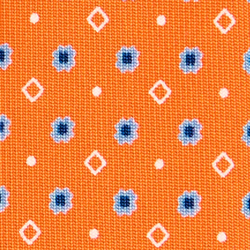 ORANGE SARTORIAL 7 CM SILK TIE