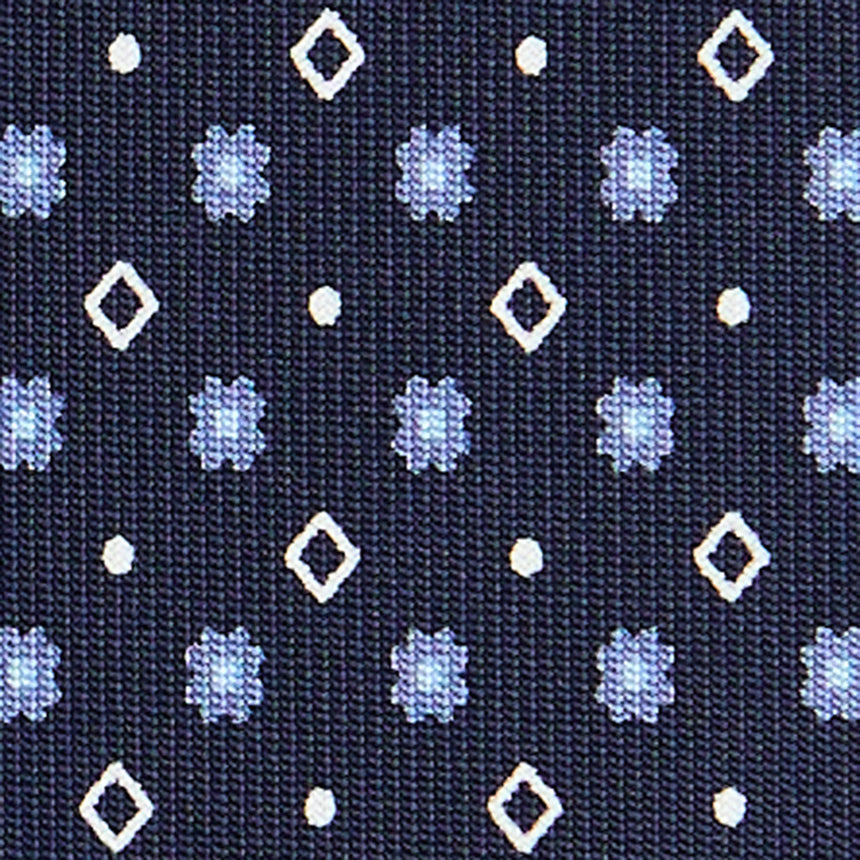 DARK BLUE SARTORIAL 7 CM SILK TIE