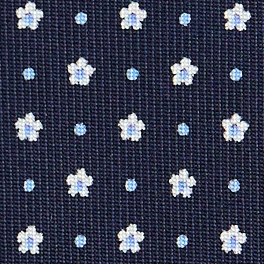 DARK BLUE SARTORIAL 7 CM SILK TIE