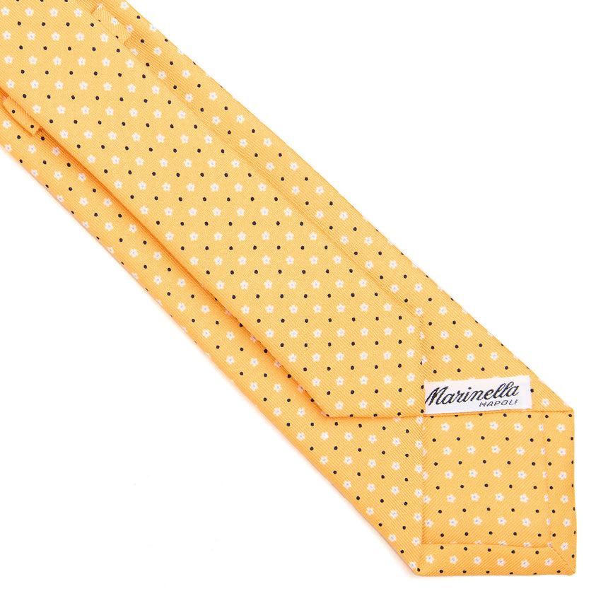 YELLOW SARTORIAL 7 CM SILK TIE