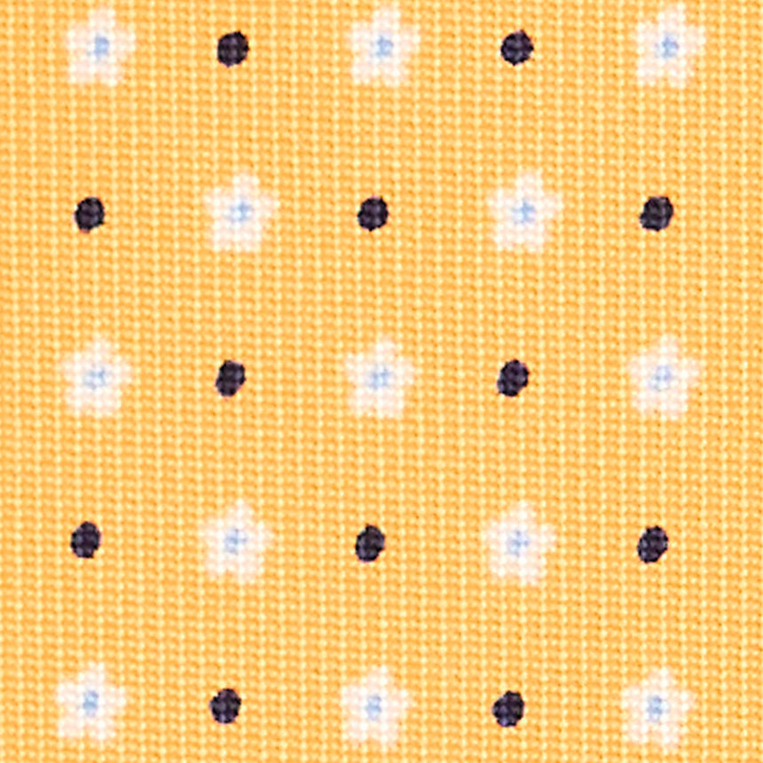 YELLOW SARTORIAL 7 CM SILK TIE