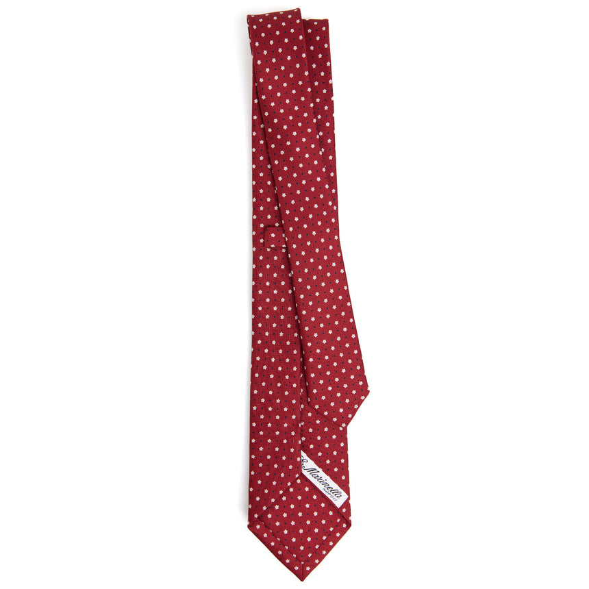 BURGUNDY SARTORIAL 7 CM SILK TIE