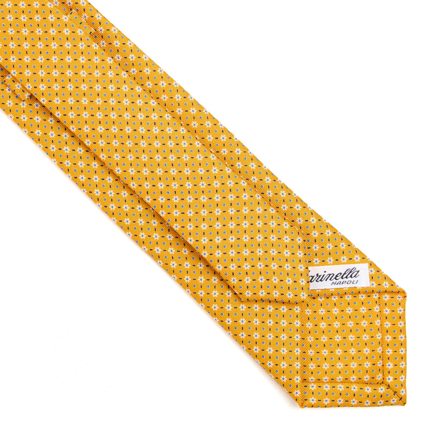 yellow_sartorial_7_cm_silk_tie_small_flower_pattern_full_back_view