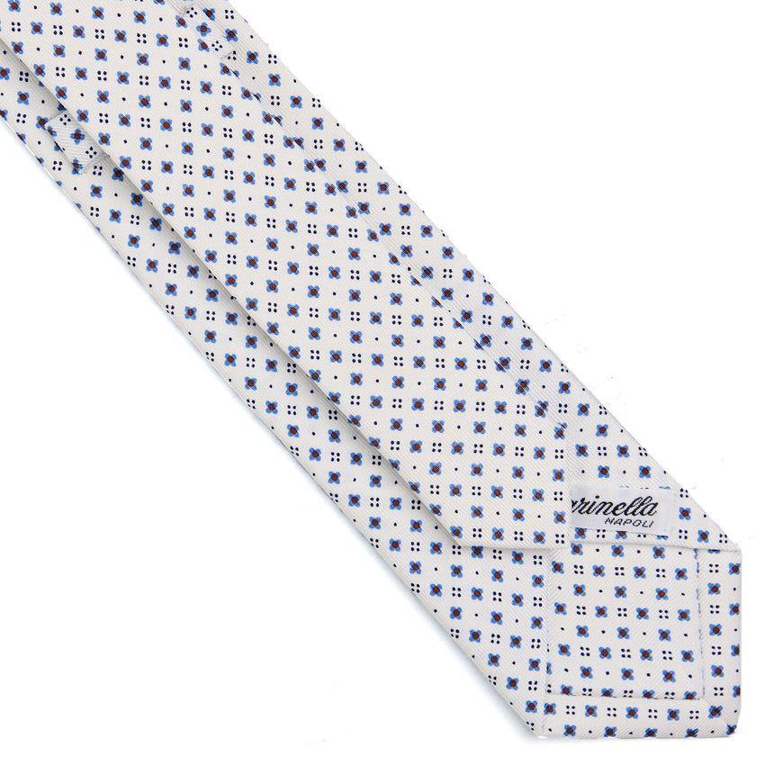 WHITE SARTORIAL 7 CM SILK TIE