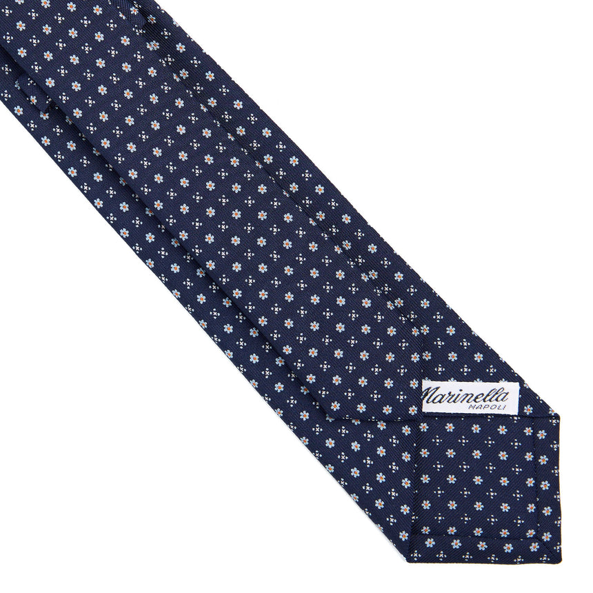 DARK BLUE SARTORIAL 7 CM SILK TIE