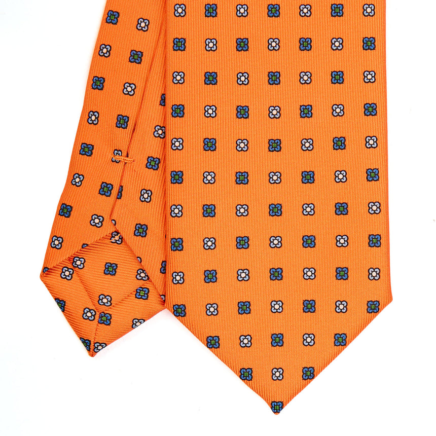 ORANGE SARTORIAL 7 CM SILK TIE