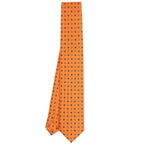 ORANGE SARTORIAL 7 CM SILK TIE