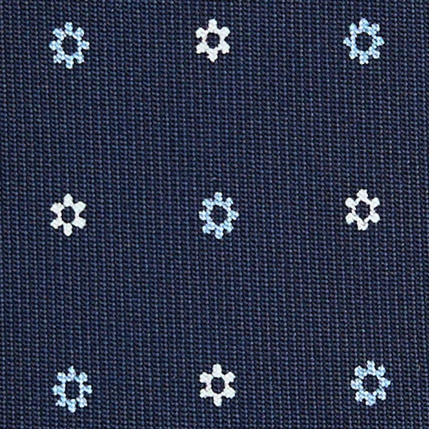 DARK BLUE SARTORIAL 7 CM SILK TIE