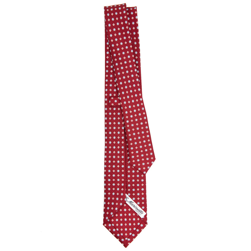 BURGUNDY SARTORIAL 7 CM SILK TIE