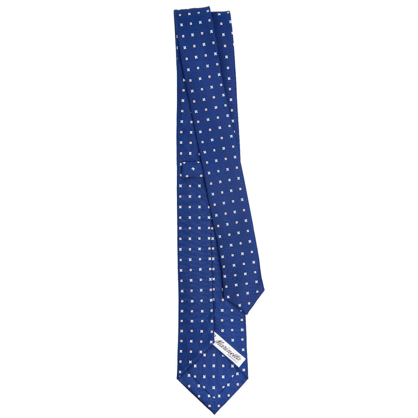 BLUE SARTORIAL 7 CM SILK TIE