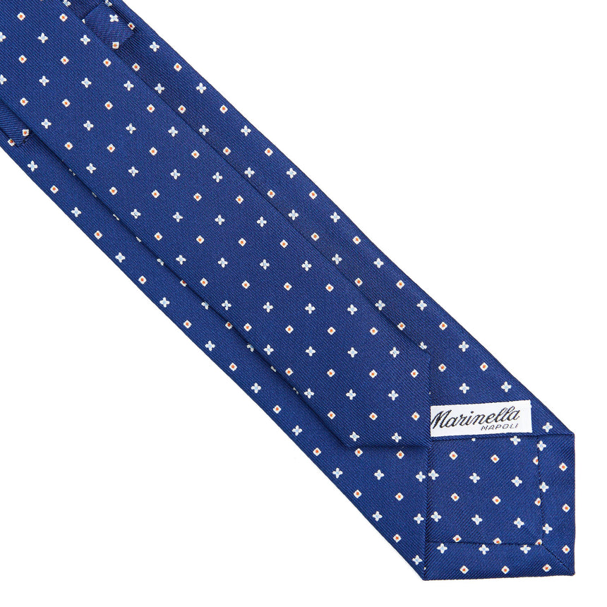 BLUE SARTORIAL 7 CM SILK TIE