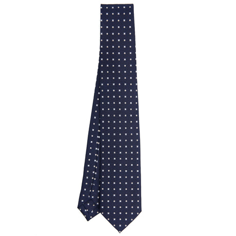 DARK BLUE SARTORIAL 7 CM SILK TIE