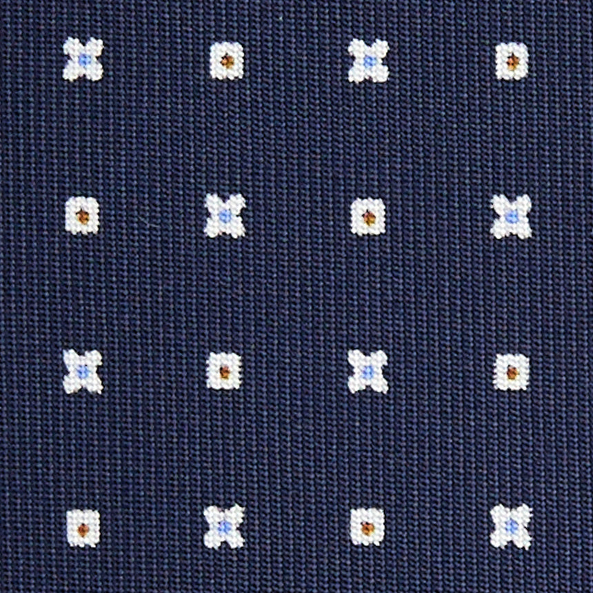 DARK BLUE SARTORIAL 7 CM SILK TIE