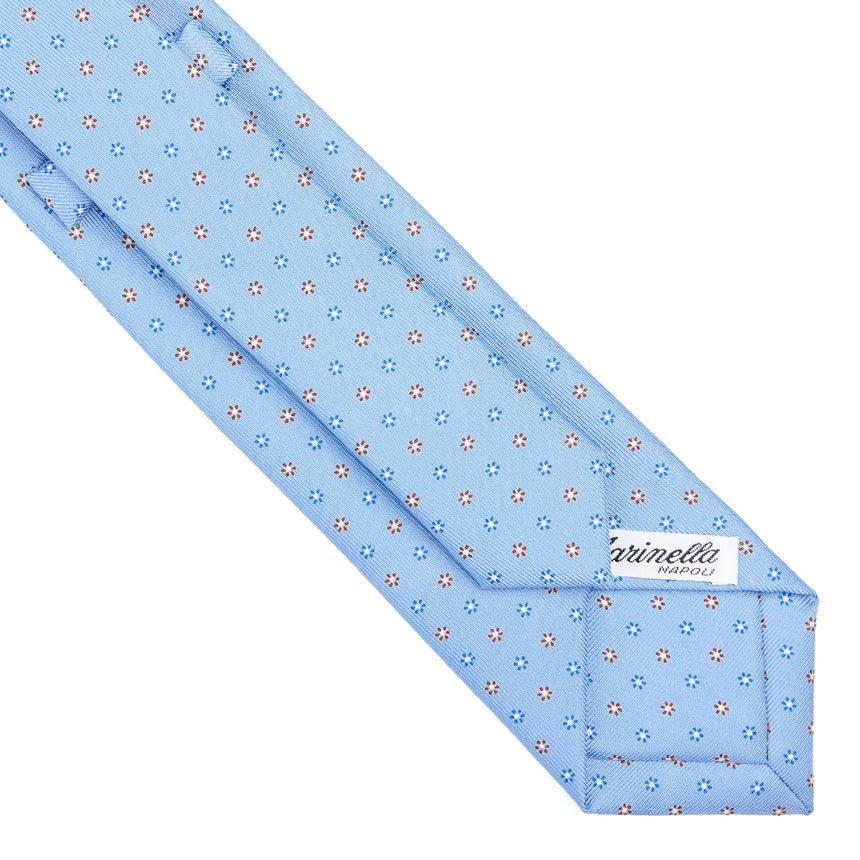 LIGHT BLUE SARTORIAL 7 CM SILK TIE