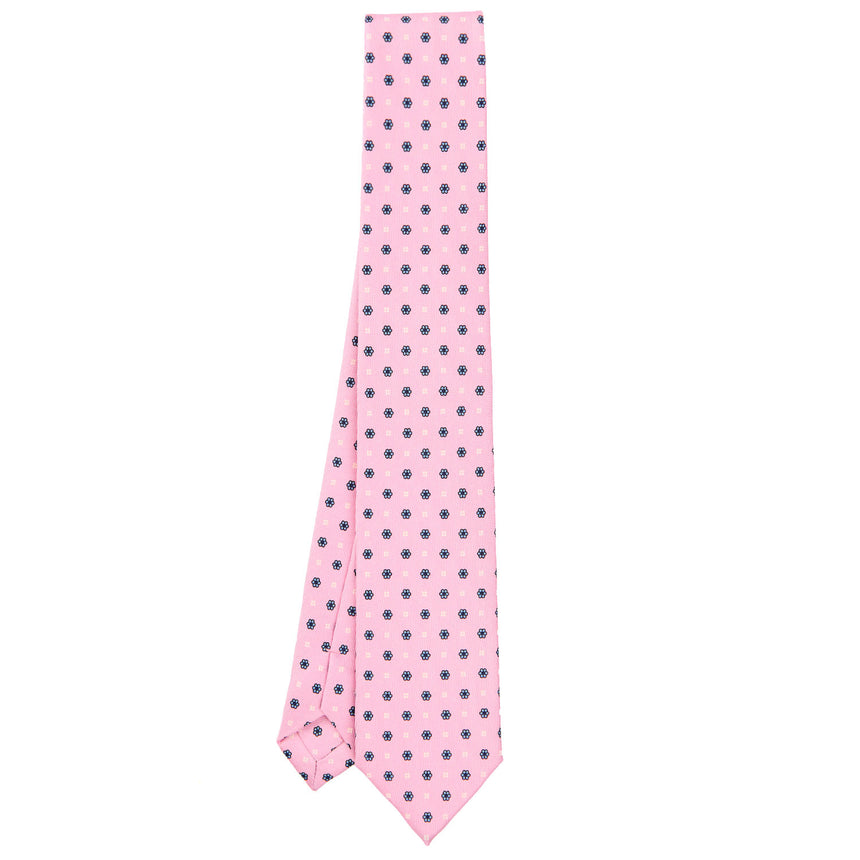 PINK SARTORIAL 7 CM SILK TIE