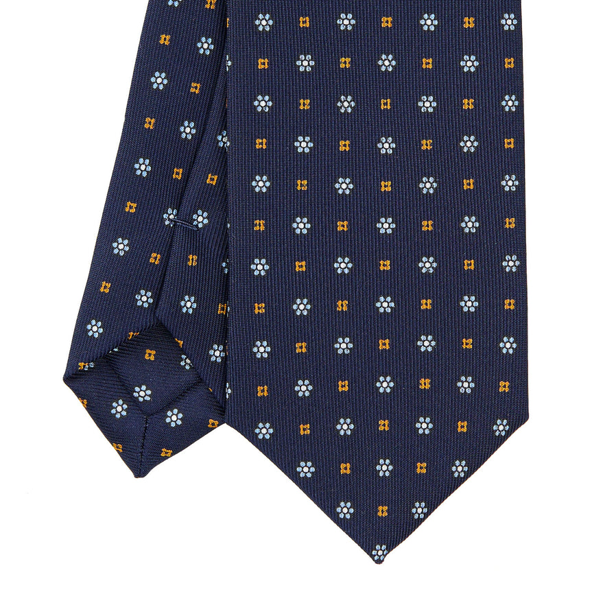 DARK BLUE SARTORIAL 7 CM SILK TIE