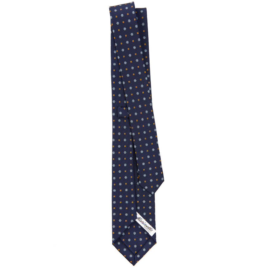DARK BLUE SARTORIAL 7 CM SILK TIE