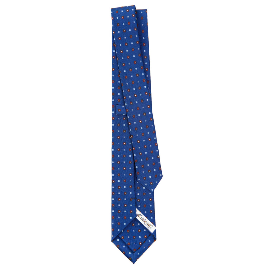 BLUE SARTORIAL 7 CM SILK TIE