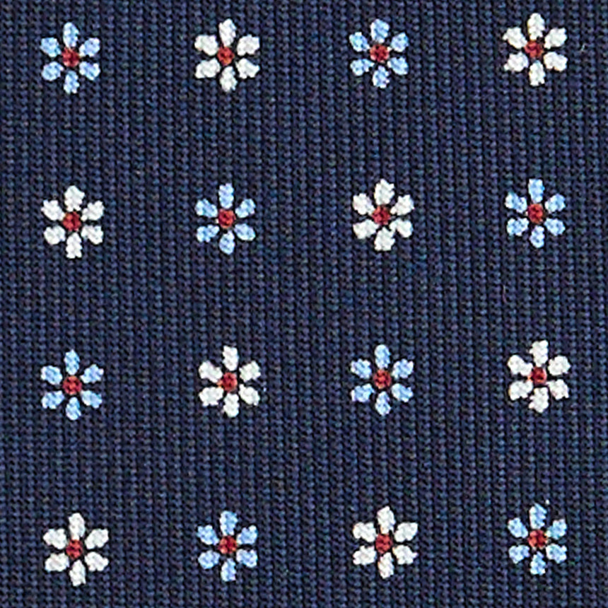 DARK BLUE SARTORIAL 7 CM SILK TIE